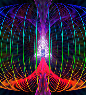 Campo personal de energ&iacute;a luminoso